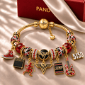 VHL Gold Charm Bracelet Set NHVH