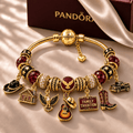 HWLJ Gold Charm Bracelet Set NHVH