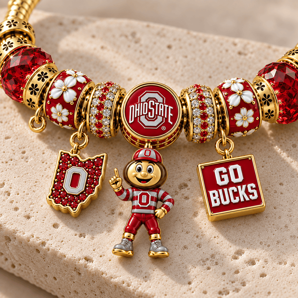 OSB Gold Charm Bracelet Set NHVH
