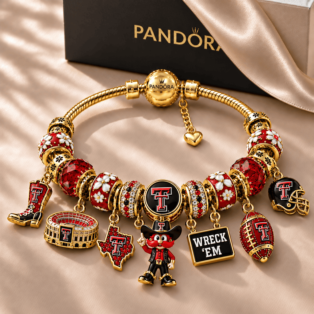 TTRR Gold Charm Bracelet Set NHVH