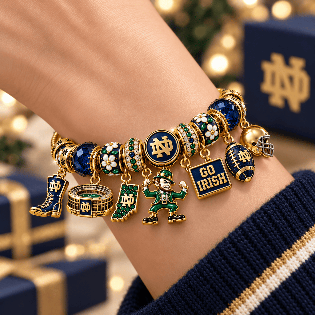 NDFI Gold Charm Bracelet Set NHVH