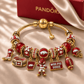 AKR Gold Charm Bracelet Set NHVH