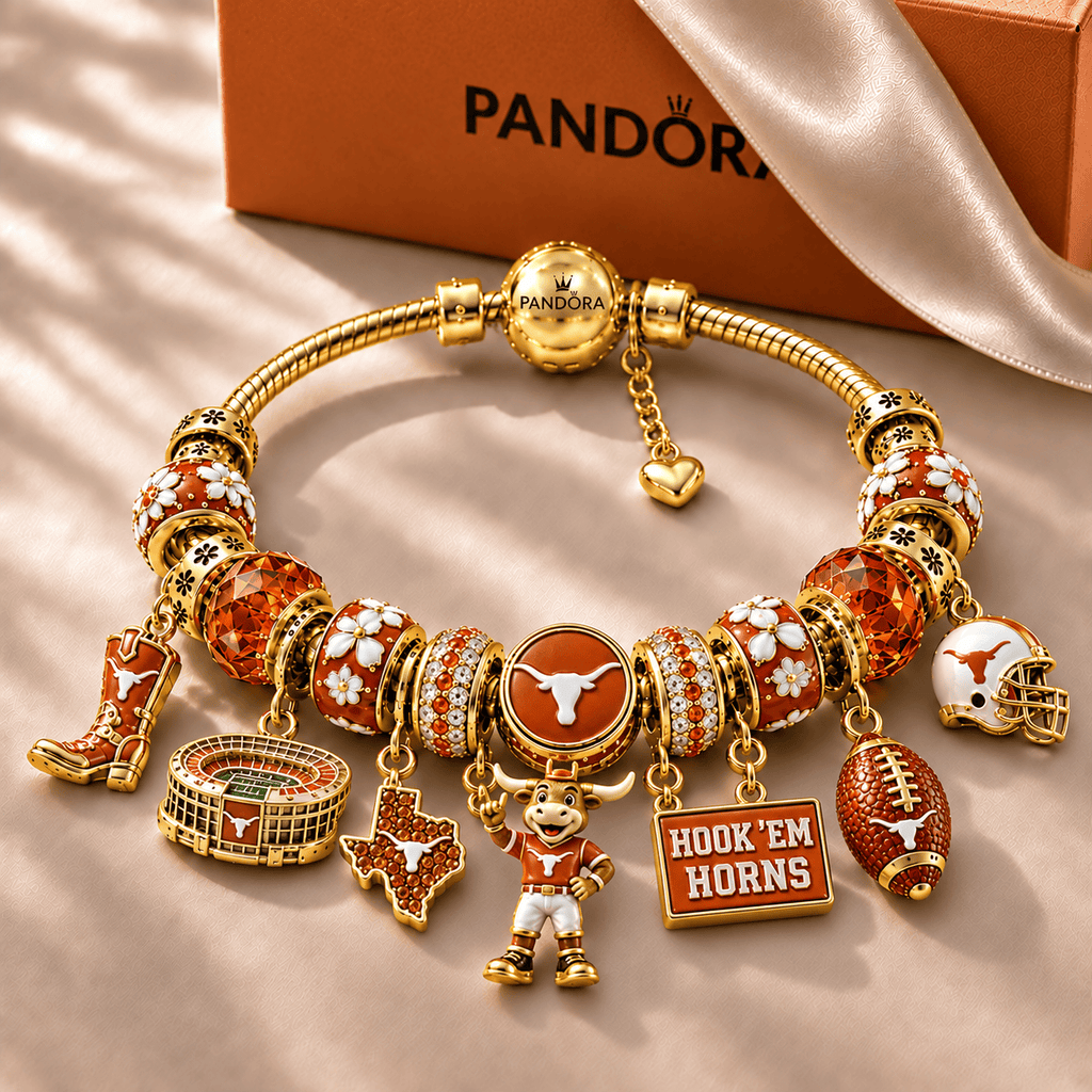 TLS Gold Charm Bracelet Set NHVH