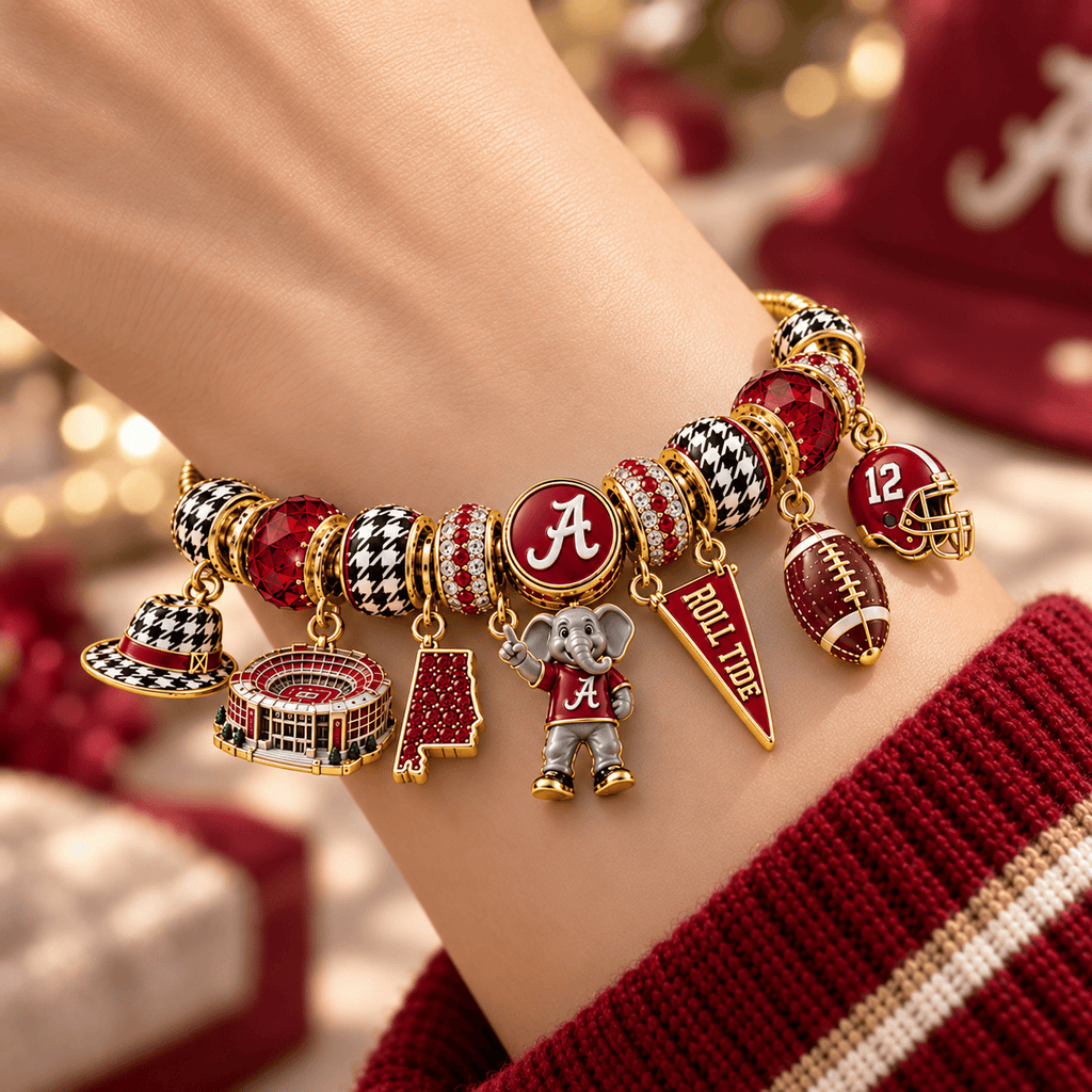 ACT Gold Charm Bracelet Set NHVH