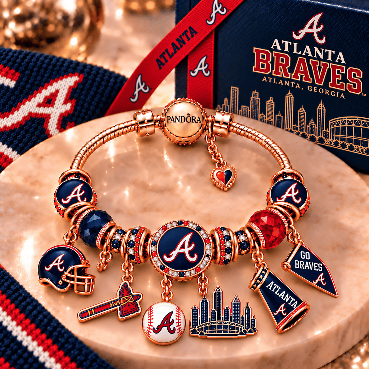 ALB Gold Charm Bracelet Set PNPA