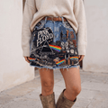 PKFL Embellished Denim Skirt NTKO