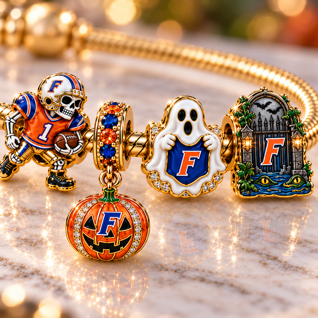 MHC Gold Charm Bracelet Set NHVH