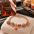 BGK Rose Gold Charm Bracelet Set TMH