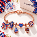 BFBL Rose Gold Charm Bracelet Set TTTT