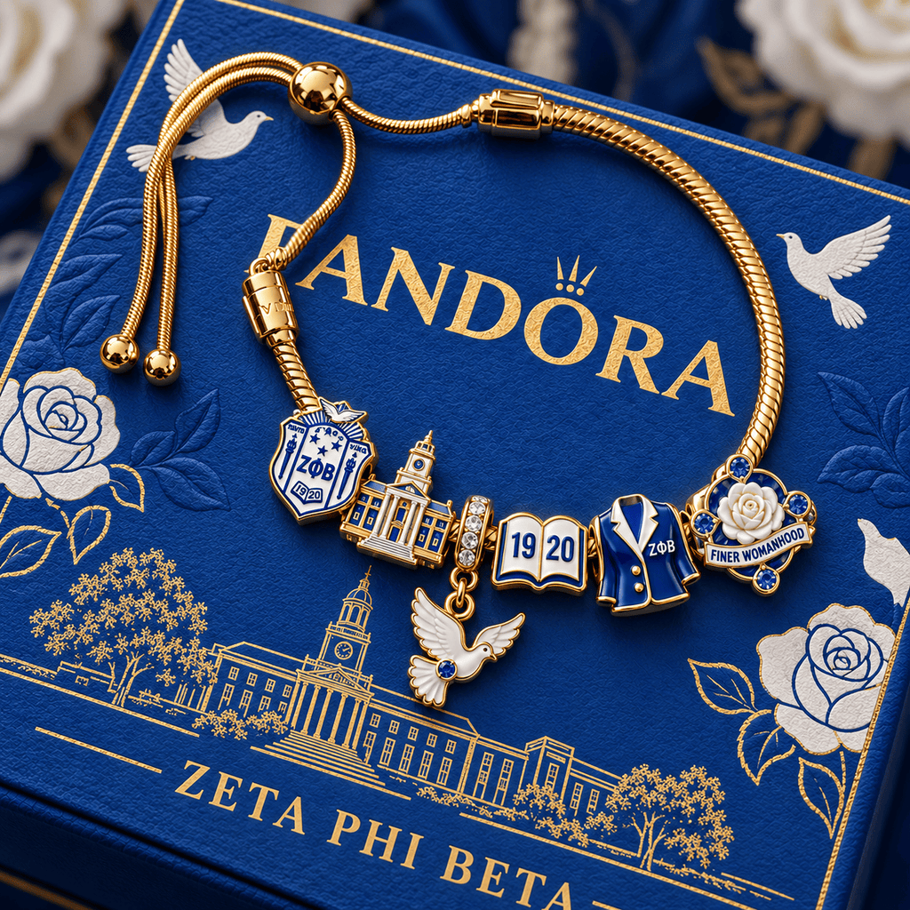 ZPB Silver Charm Bracelet Set NTVA