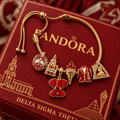DST Silver Charm Bracelet Set NTVA