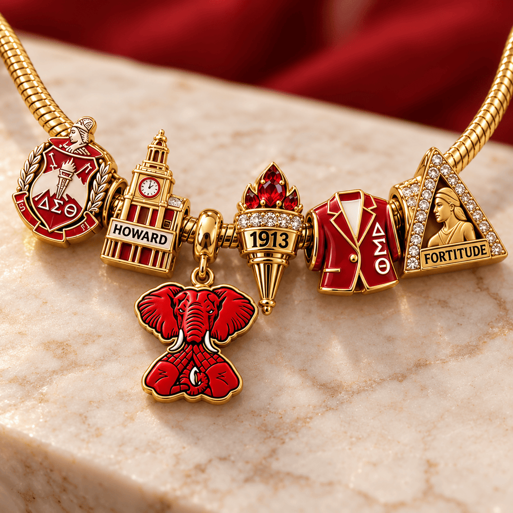 DST Silver Charm Bracelet Set NTVA