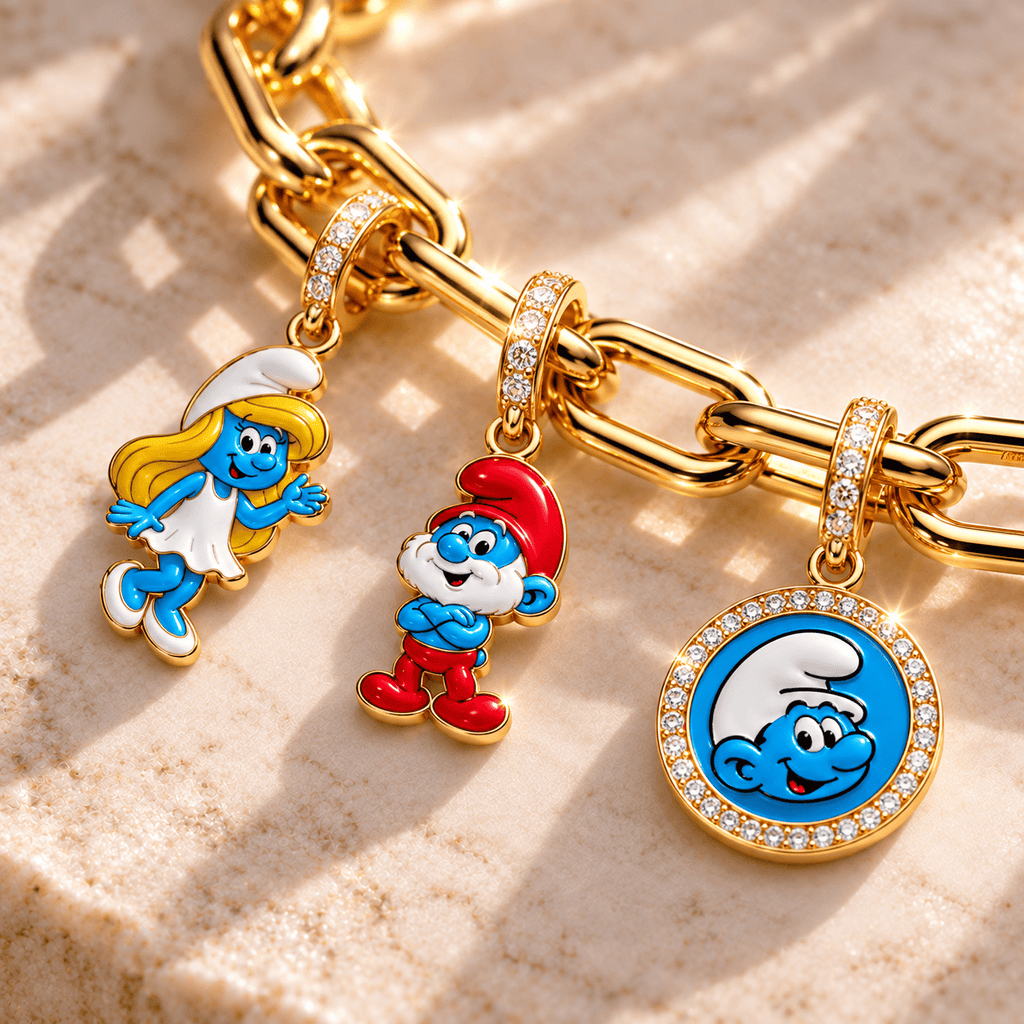 TSM Gold Charm Bracelet Set BMD