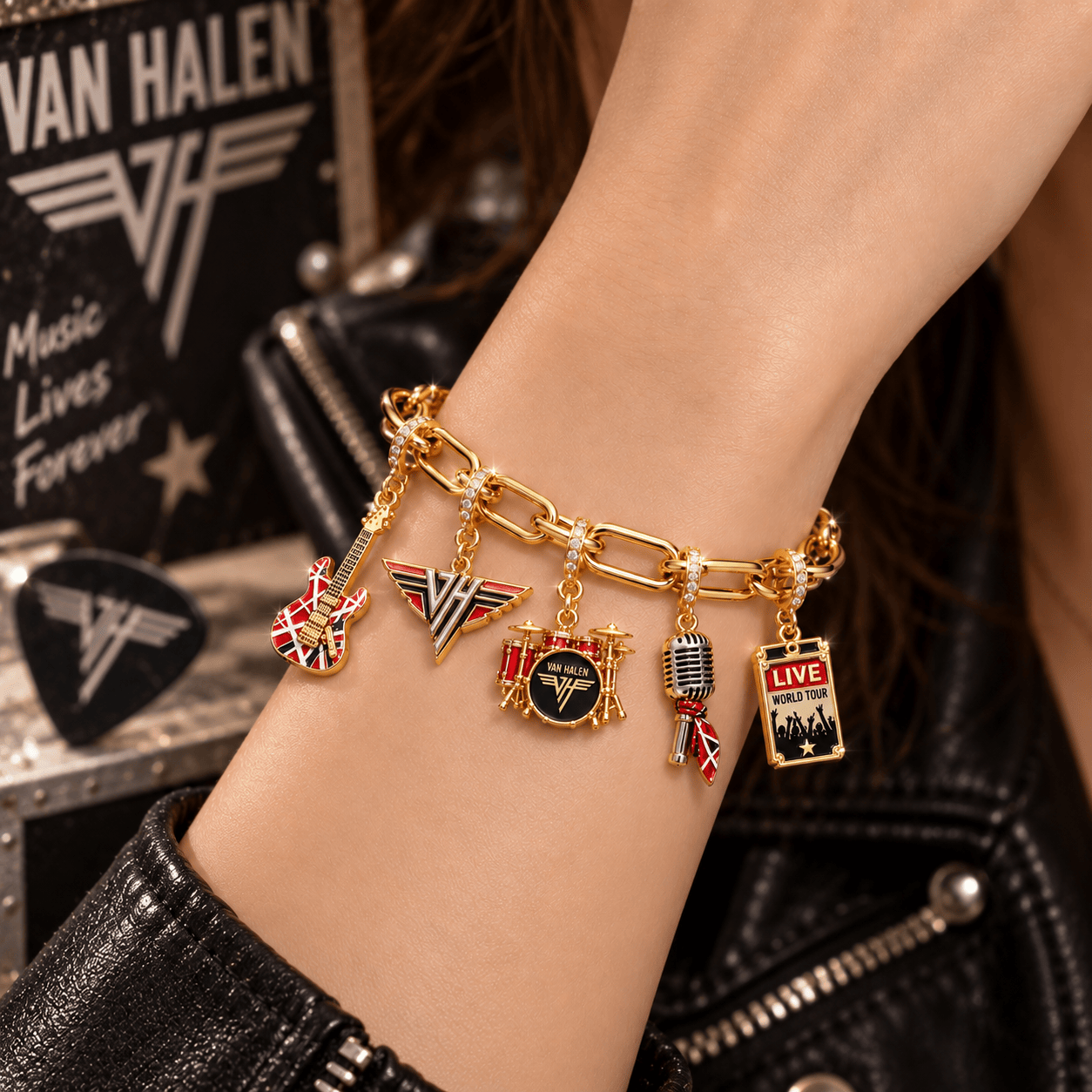 VHL Gold Charm Bracelet Set BMD