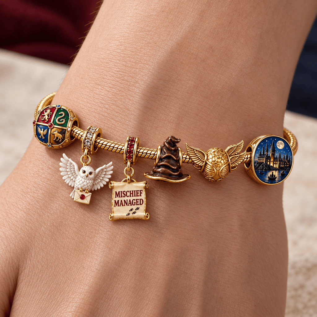 HRP Gold Charm Bracelet Set HQH