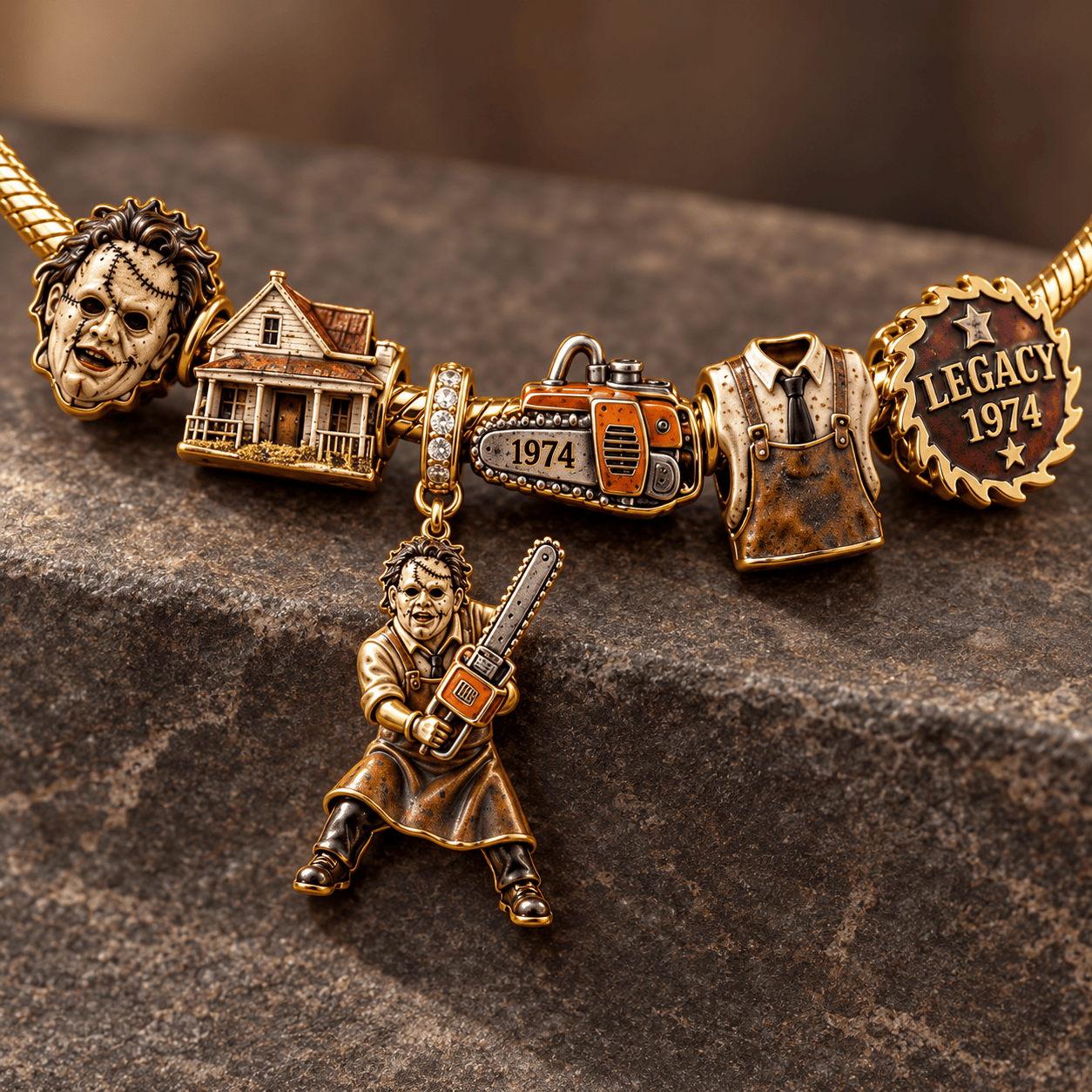 LTFA Silver Charm Bracelet Set NTVA