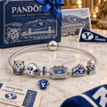 BYU Silver Charm Bracelet Set PTKL