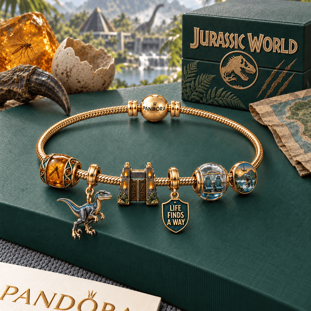 JRSW Gold Charm Bracelet Set HQH