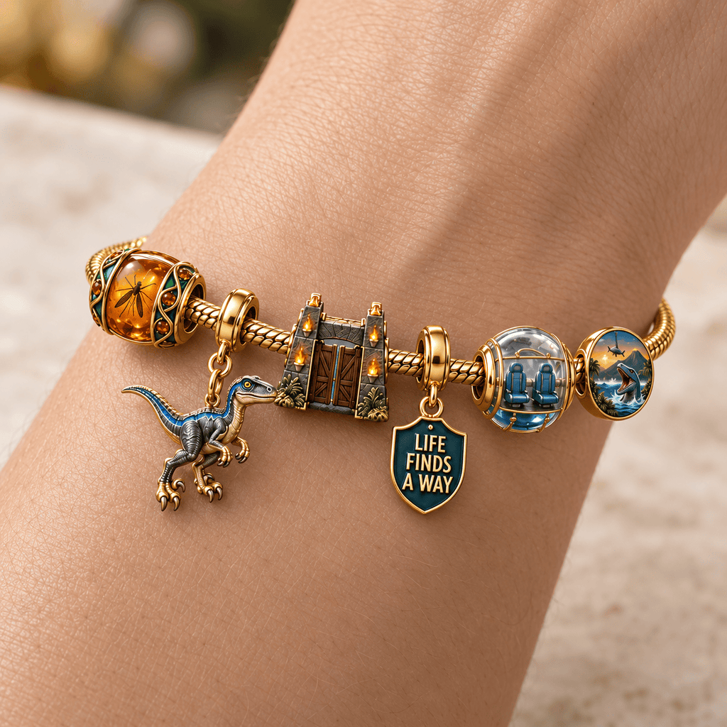 JRSW Gold Charm Bracelet Set HQH