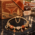 TLS Gold Charm Bracelet Set PTKL