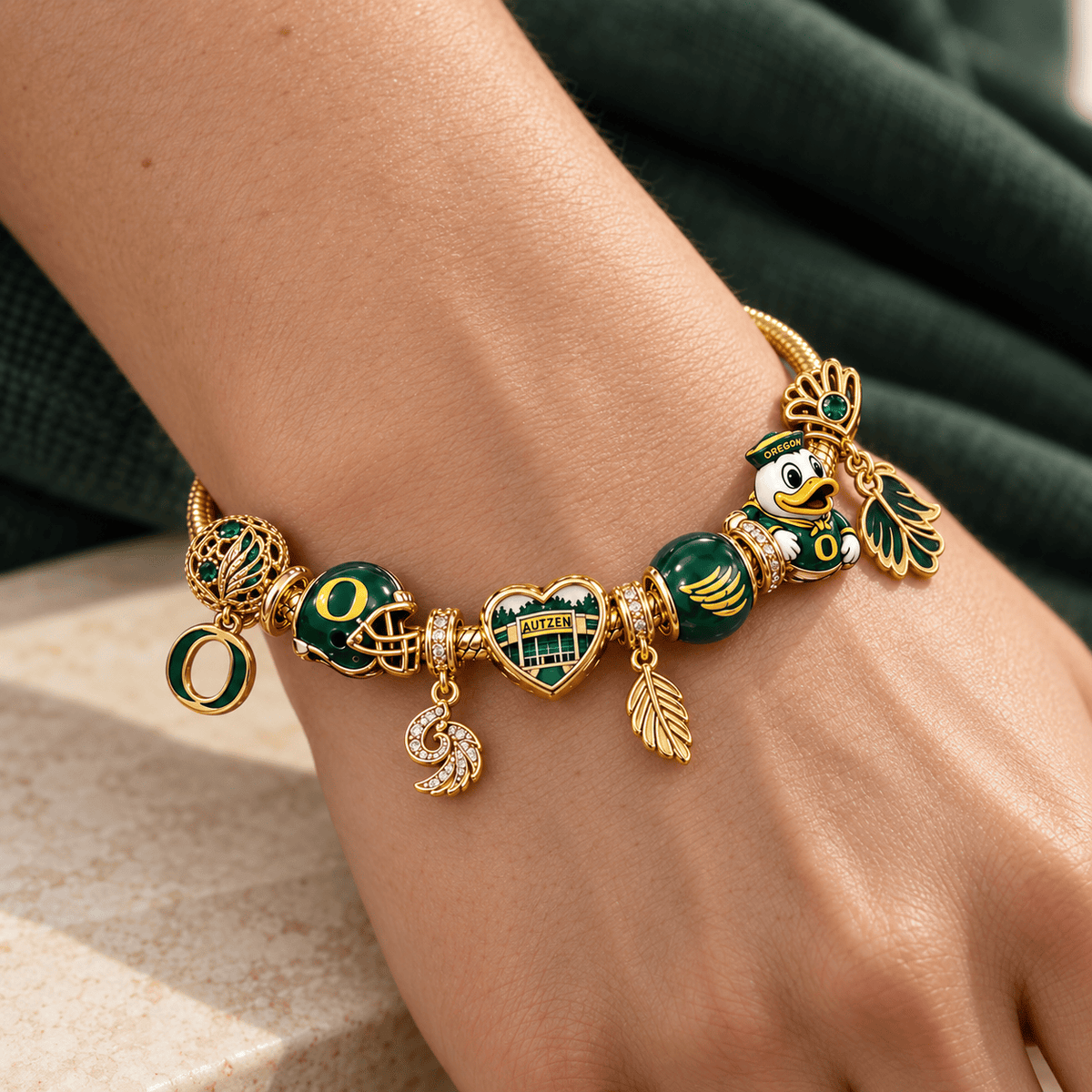 ORD Gold Charm Bracelet Set PTKL