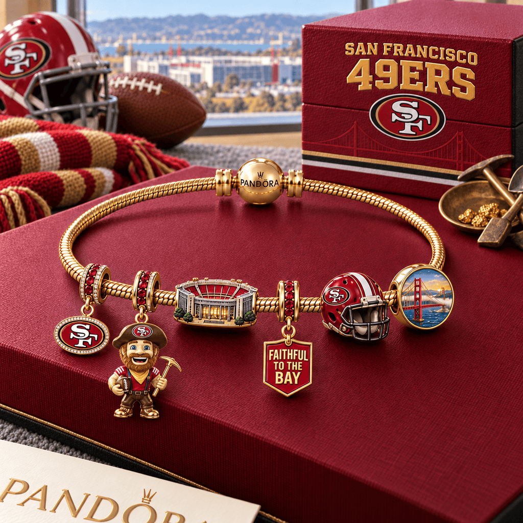 SF49 Gold Charm Bracelet Set HQH