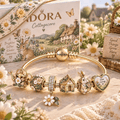 CTC Gold Charm Bracelet Set TTN