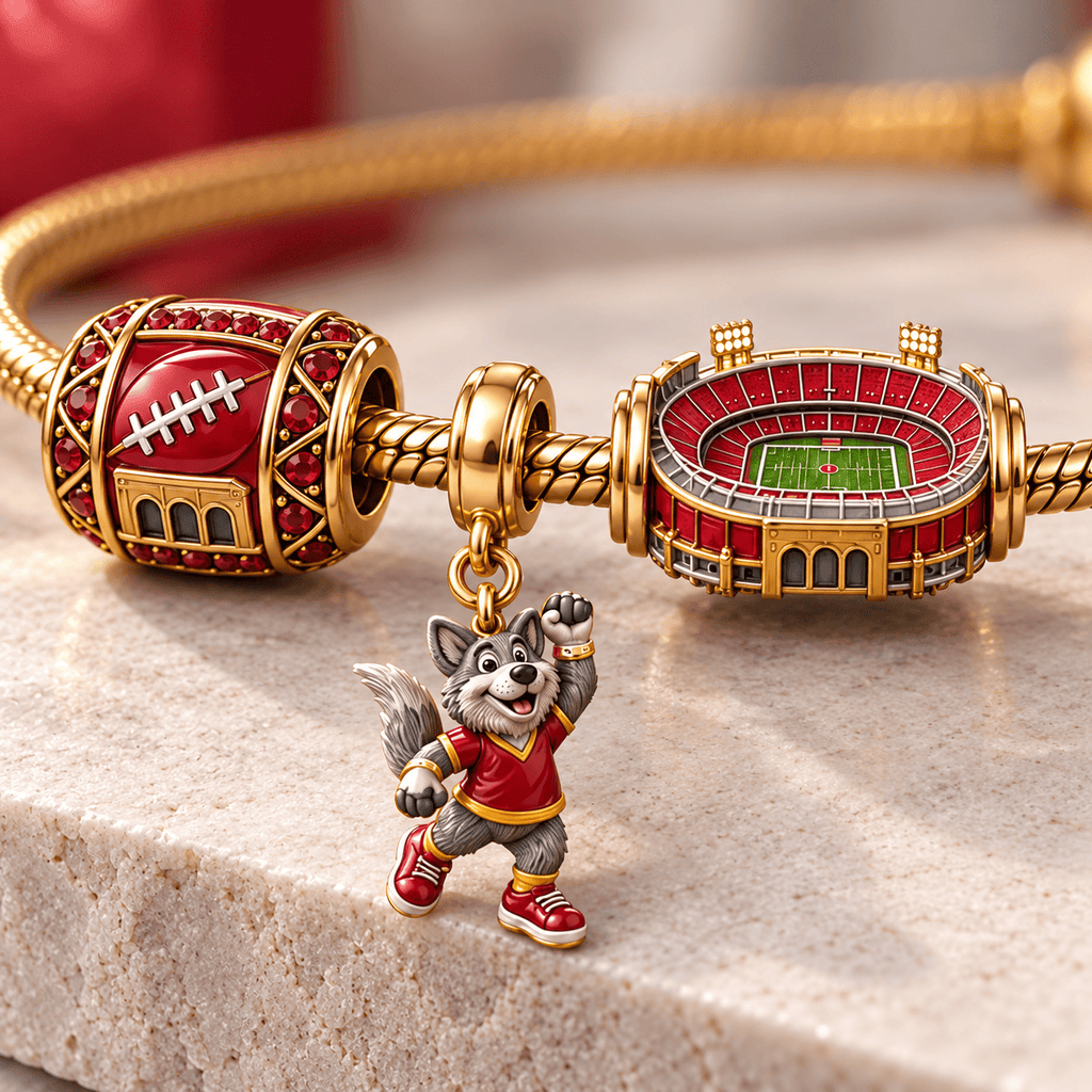 KCC Gold Charm Bracelet Set HQH