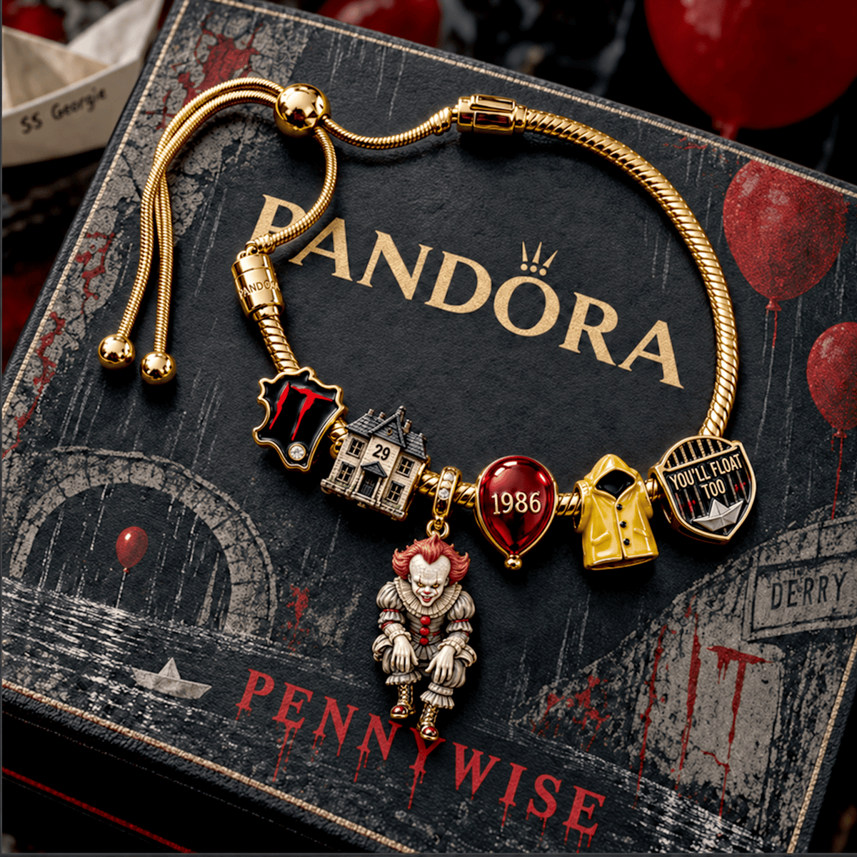 PNW Silver Charm Bracelet Set NTVA