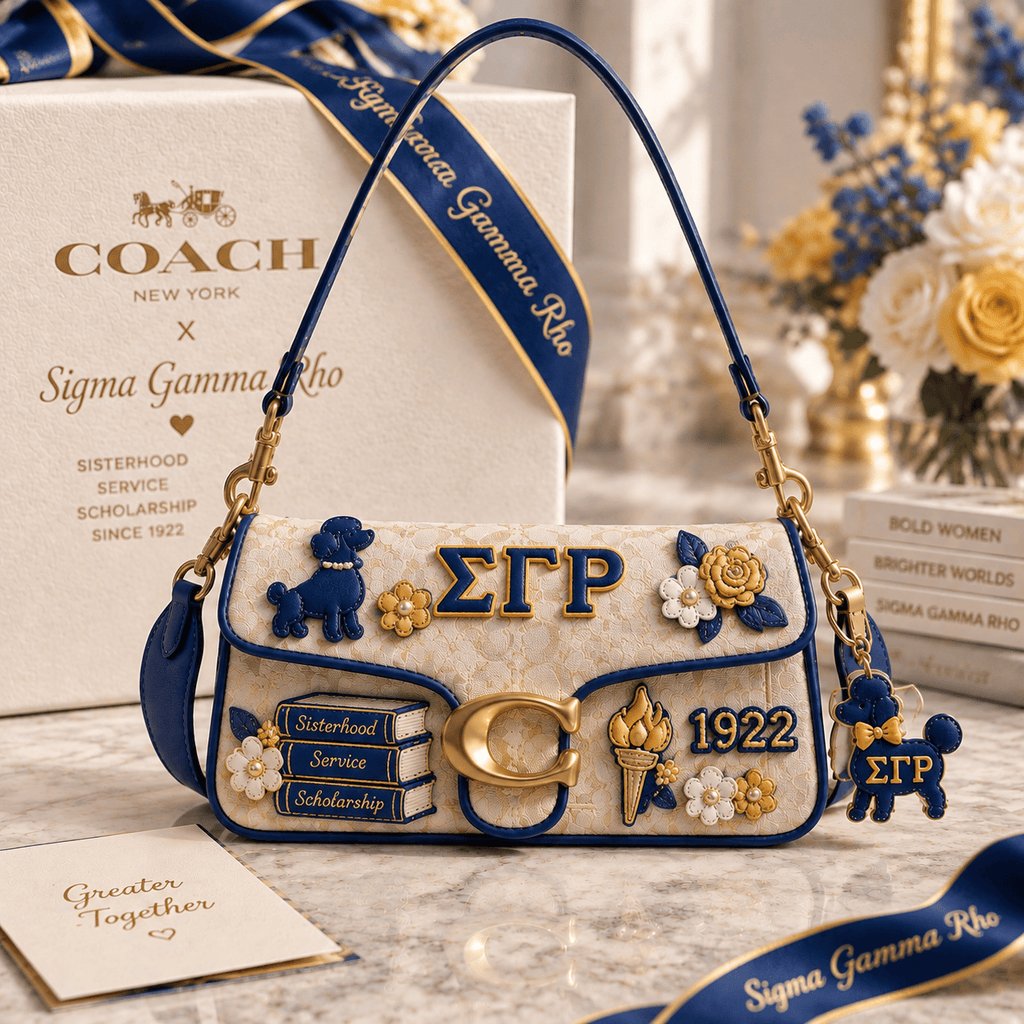 Premium SGRO Coach Shoulder Cross With Charm NPL