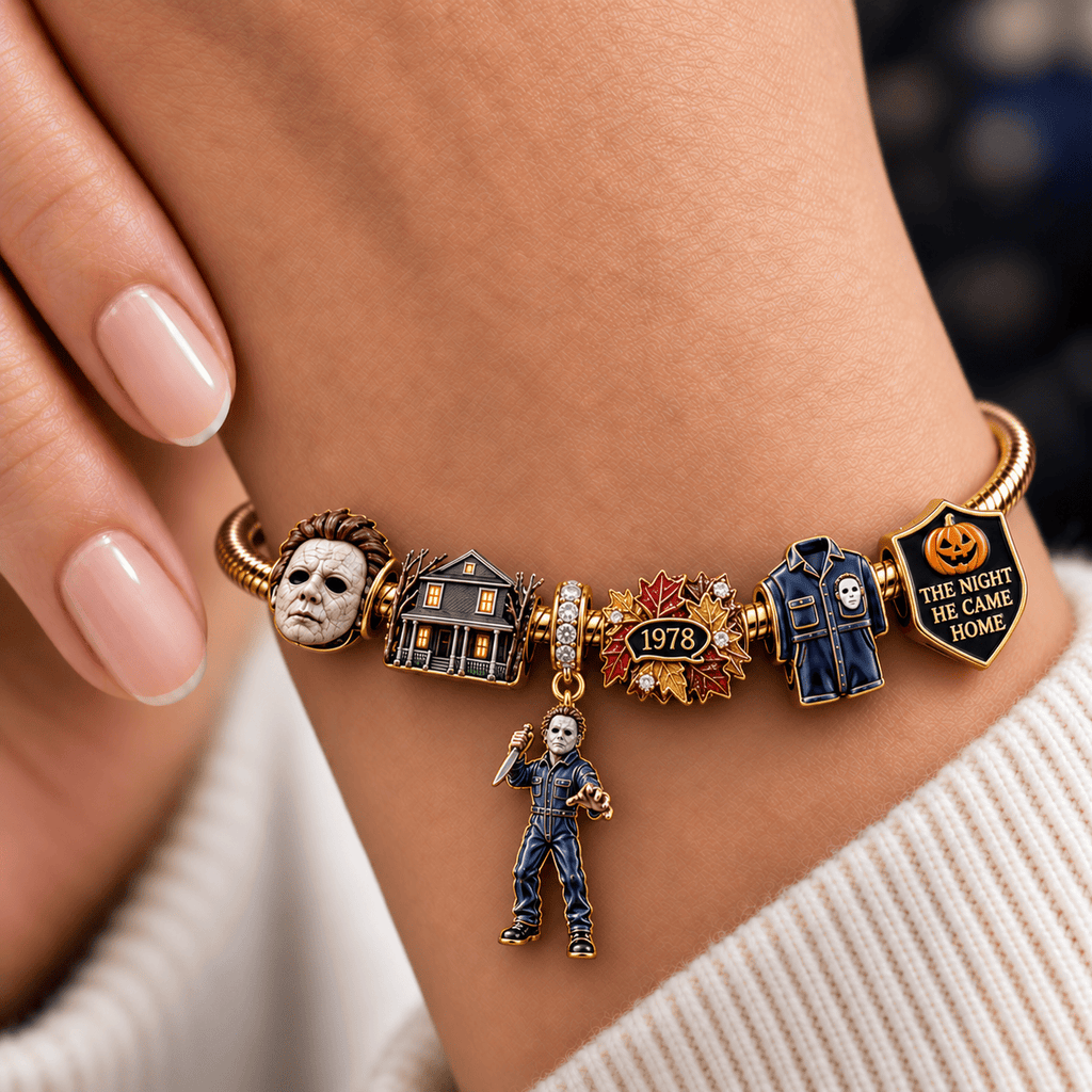 MCM Silver Charm Bracelet Set NTVA
