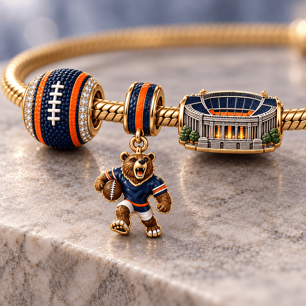 CCB Gold Charm Bracelet Set HQH