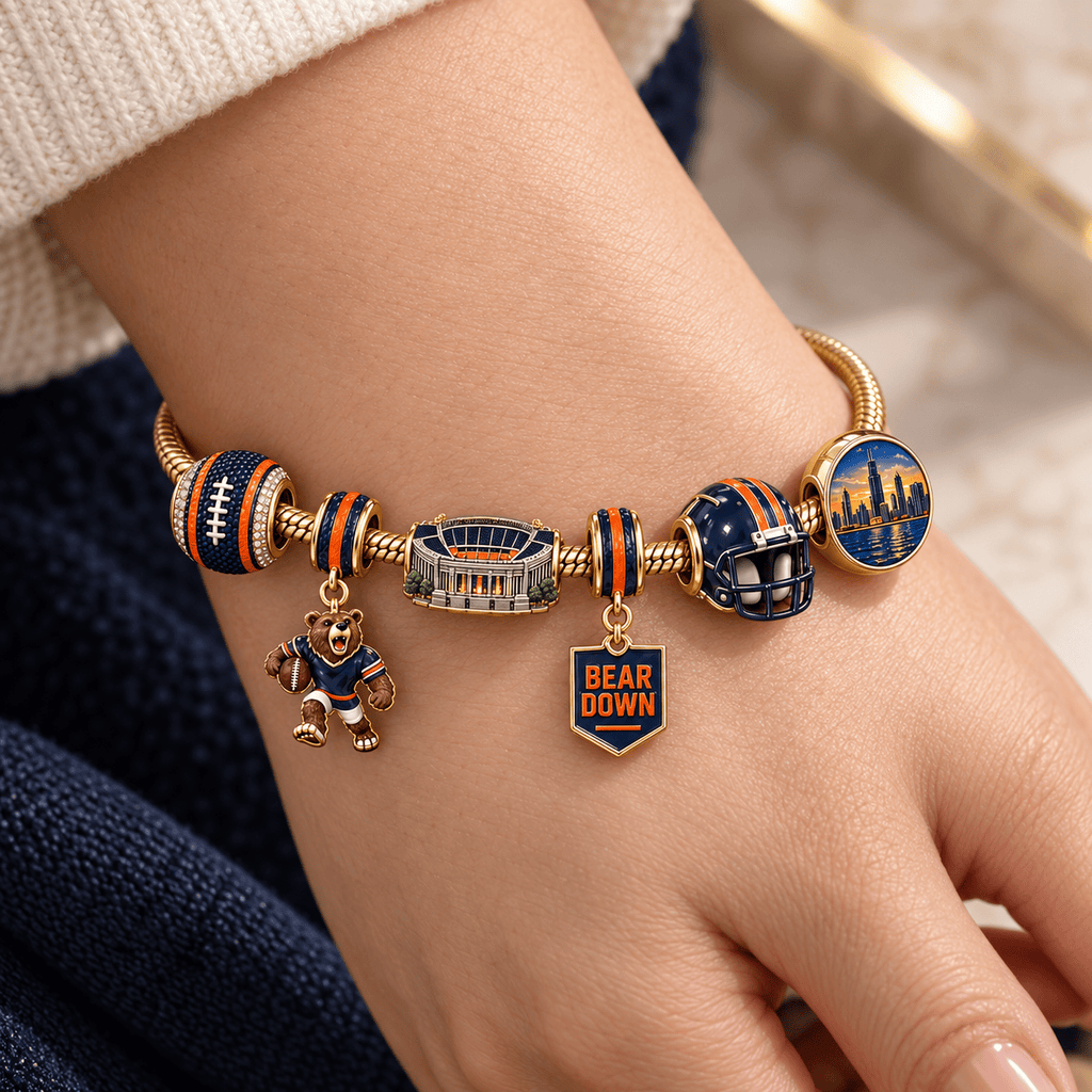 CCB Gold Charm Bracelet Set HQH
