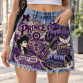 PRCE Embellished Denim Skirt DNBN