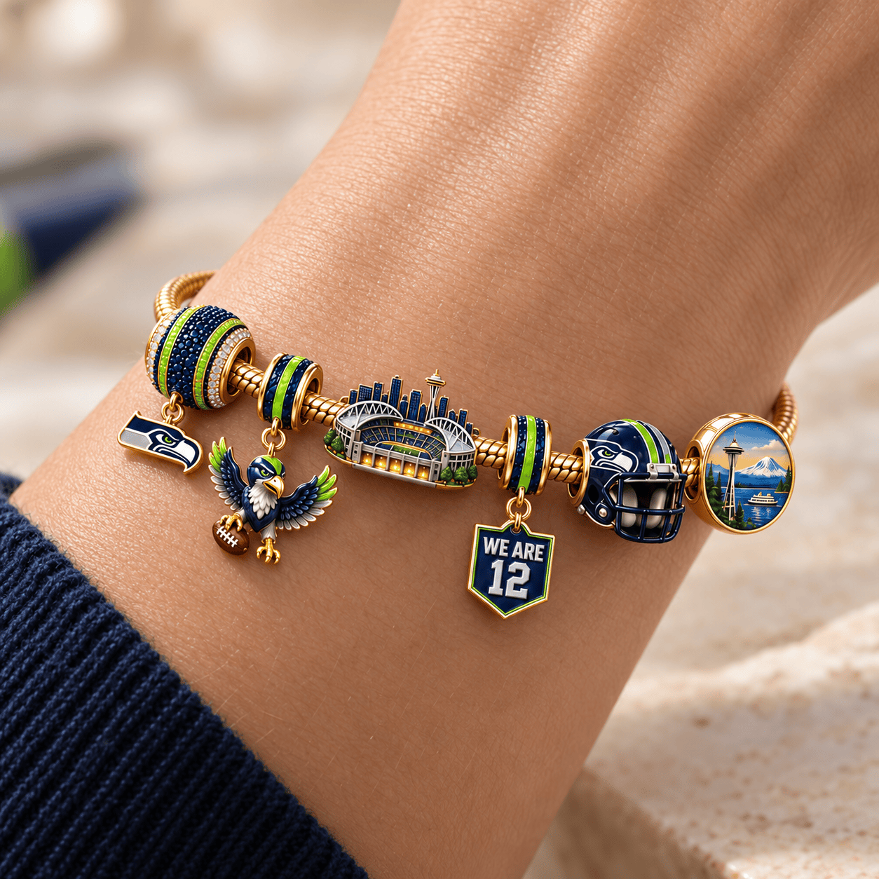 STSH Gold Charm Bracelet Set HQH