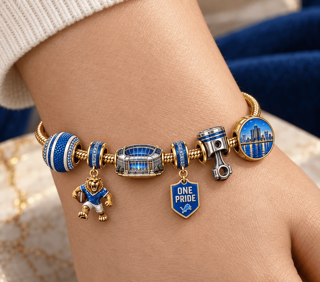 DTL Gold Charm Bracelet Set HQH