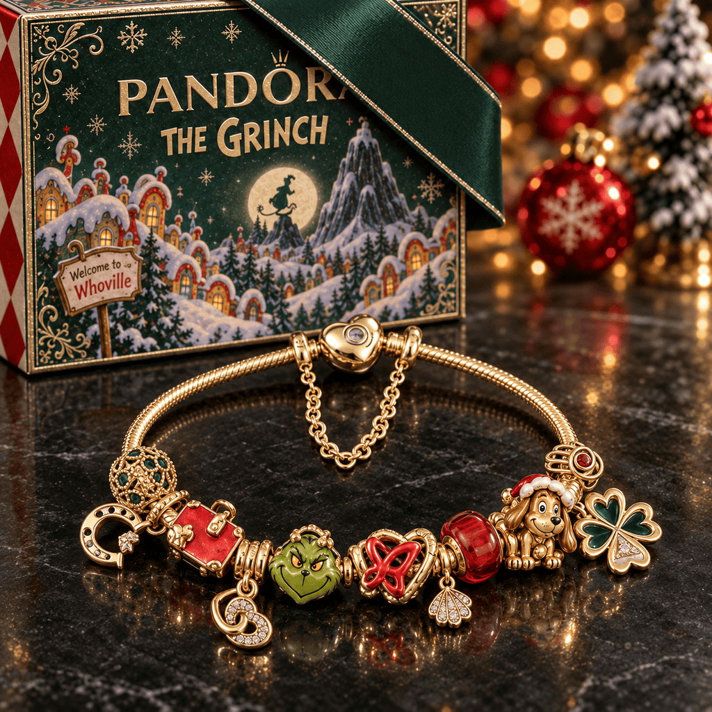 TGR Gold Charm Bracelet Set PTKL