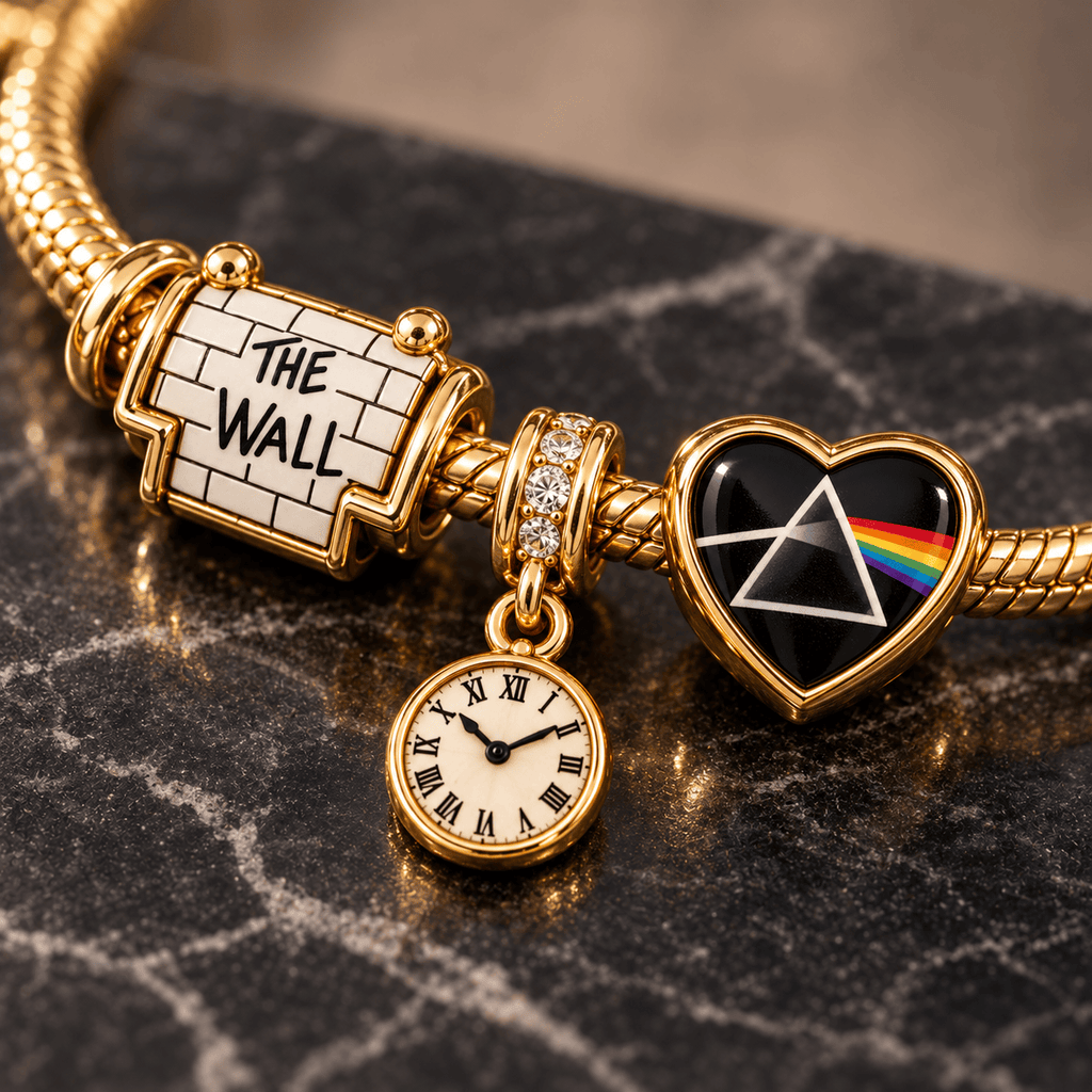 PFD Gold Charm Bracelet Set PTKL