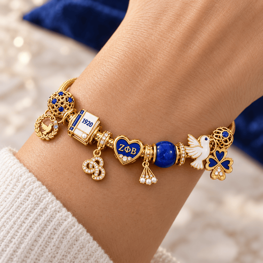 ZPB Gold Charm Bracelet Set PTKL