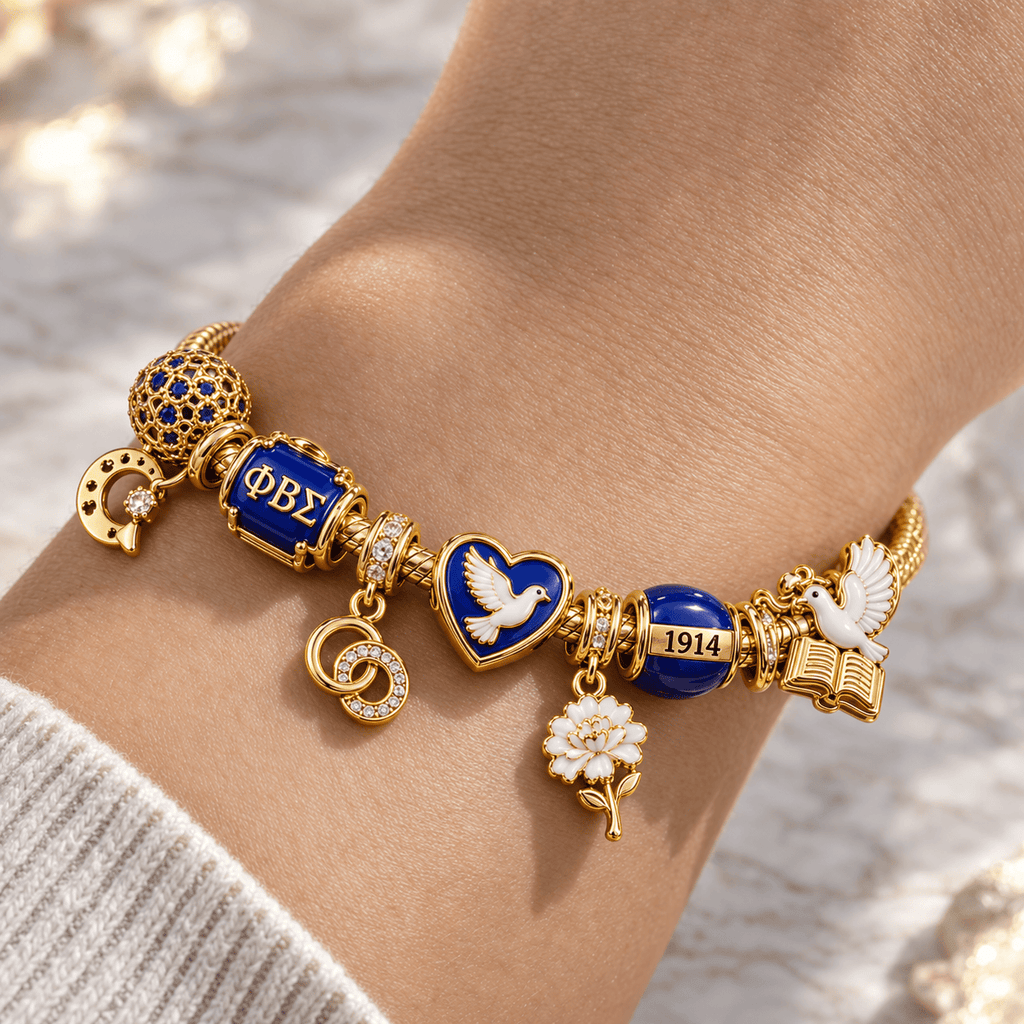PBTS Gold Charm Bracelet Set PTKL