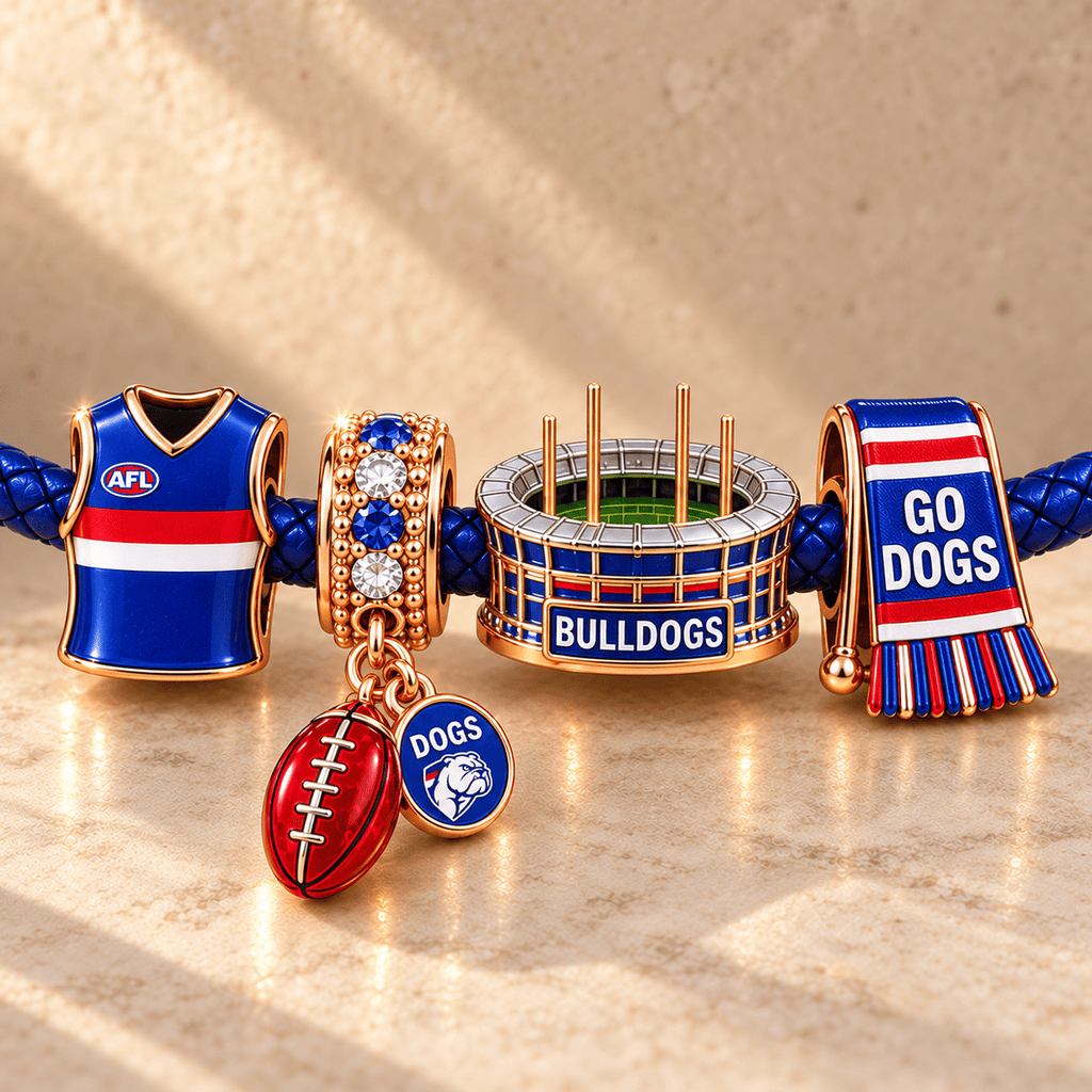 WTB Rose Gold Charm Bracelet Set NHVH