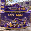 Premium LSU Heritage Suede Clog PDL