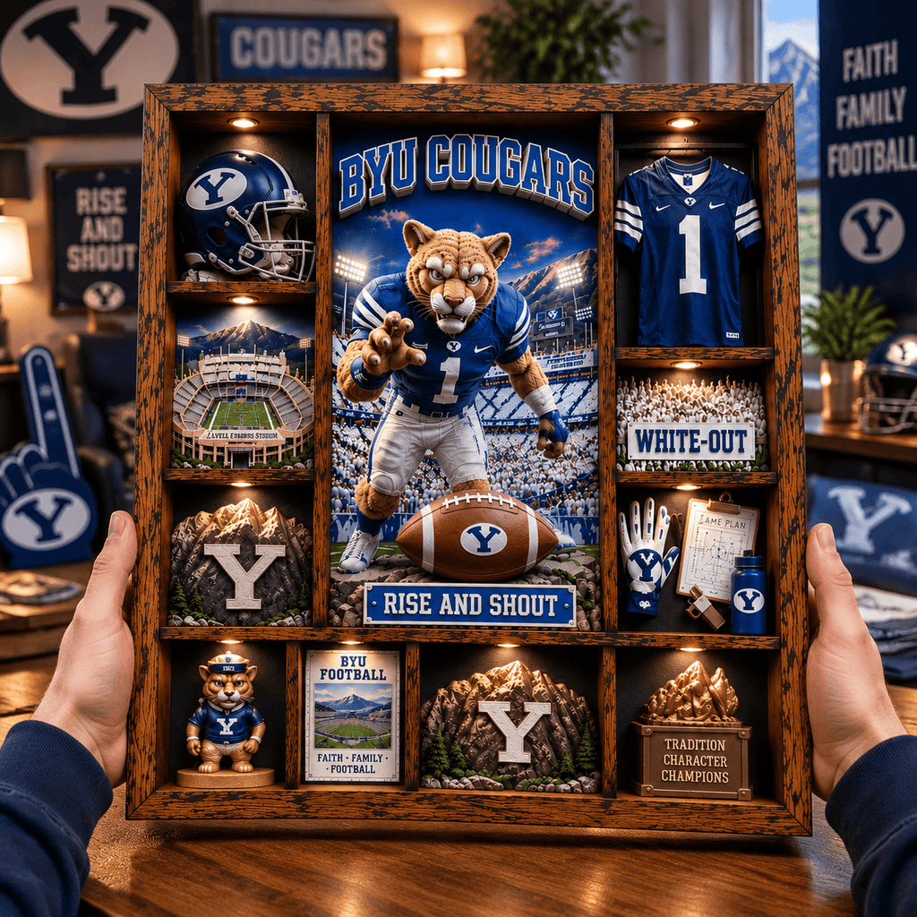 BYU Premium Shadow Box TTMH