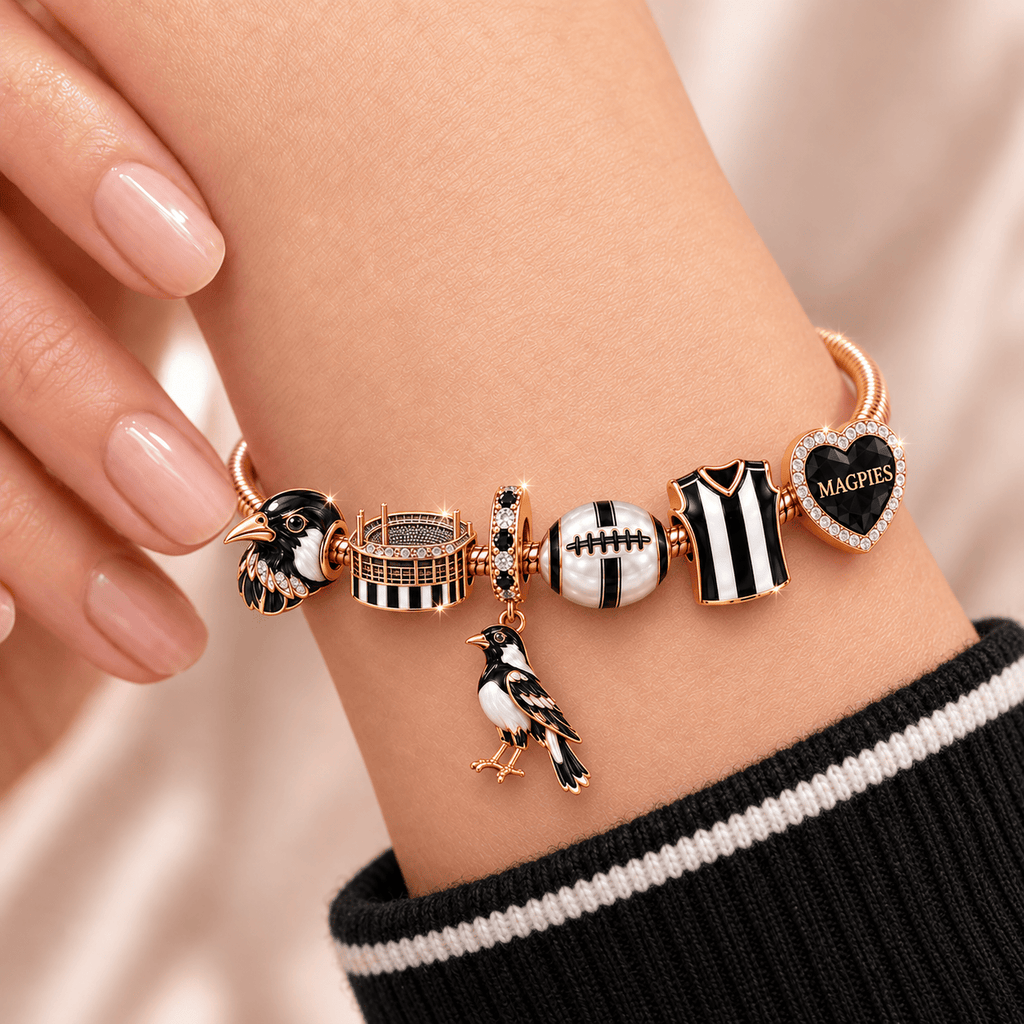 CWM Rose Gold Charm Bracelet Set TMH