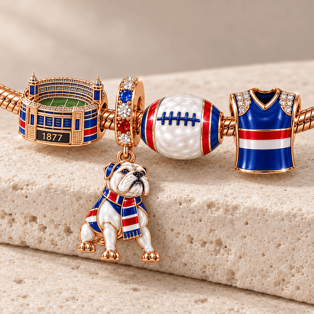 WTB Rose Gold Charm Bracelet Set TMH