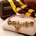 HTH Rose Gold Charm Bracelet Set TMH