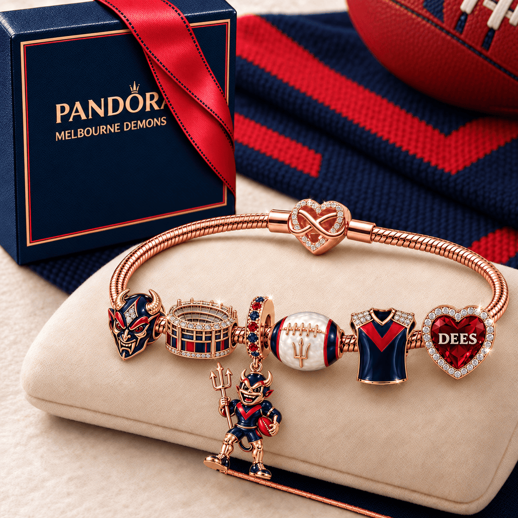 MBD Rose Gold Charm Bracelet Set TMH