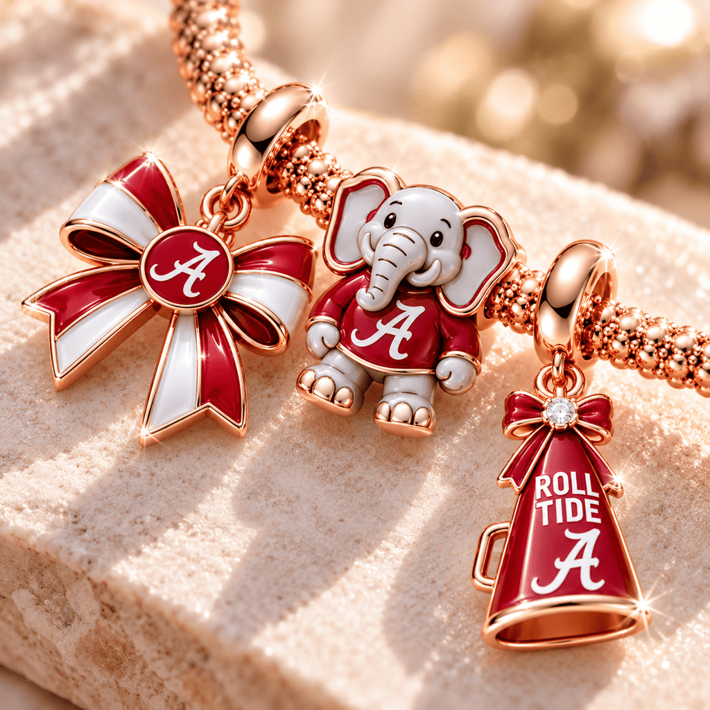 ACT Rose Gold Charm Bracelet Set TTTT