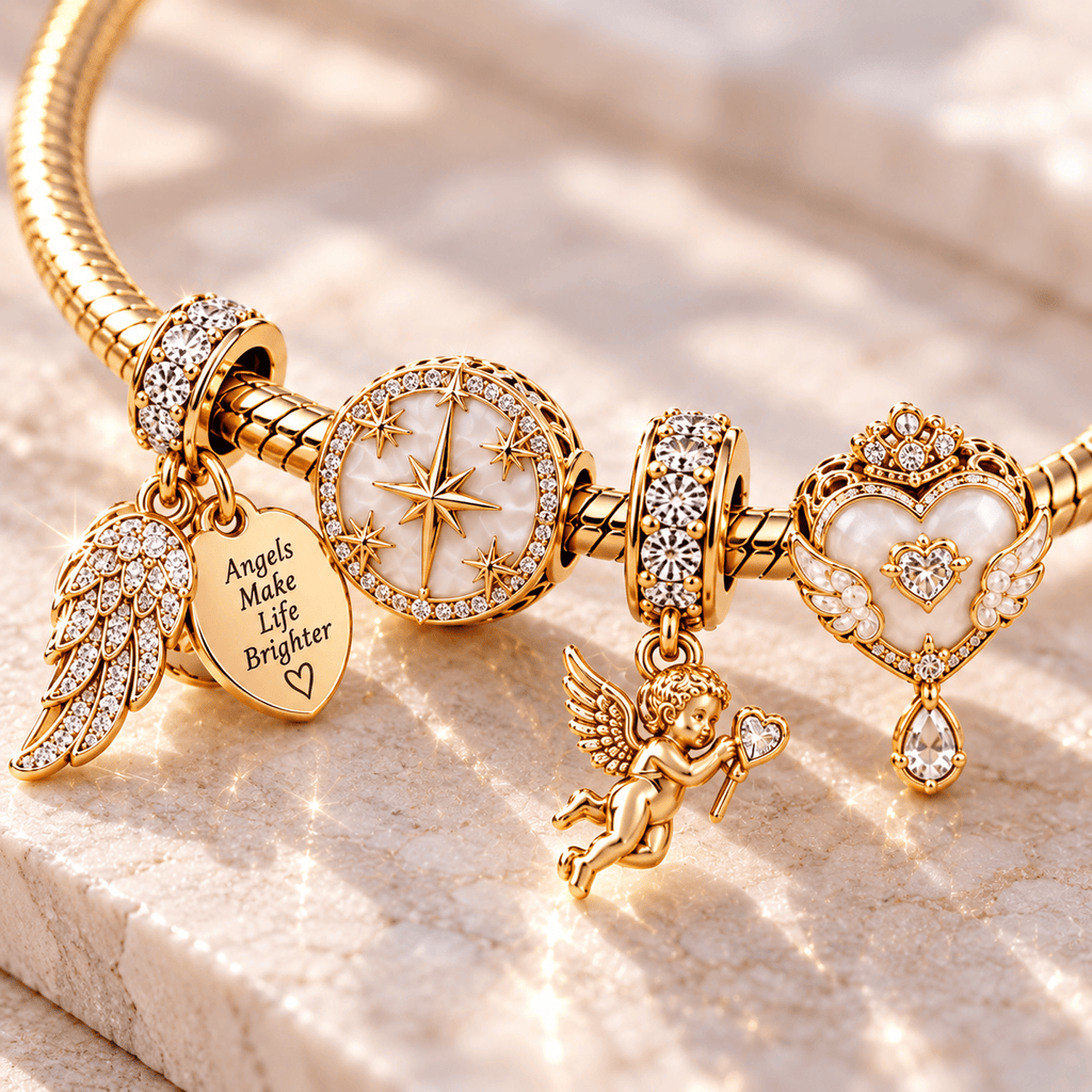 AGL Gold Charm Bracelet Set PTT