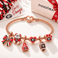 GGBD Rose Gold Charm Bracelet Set TTTT
